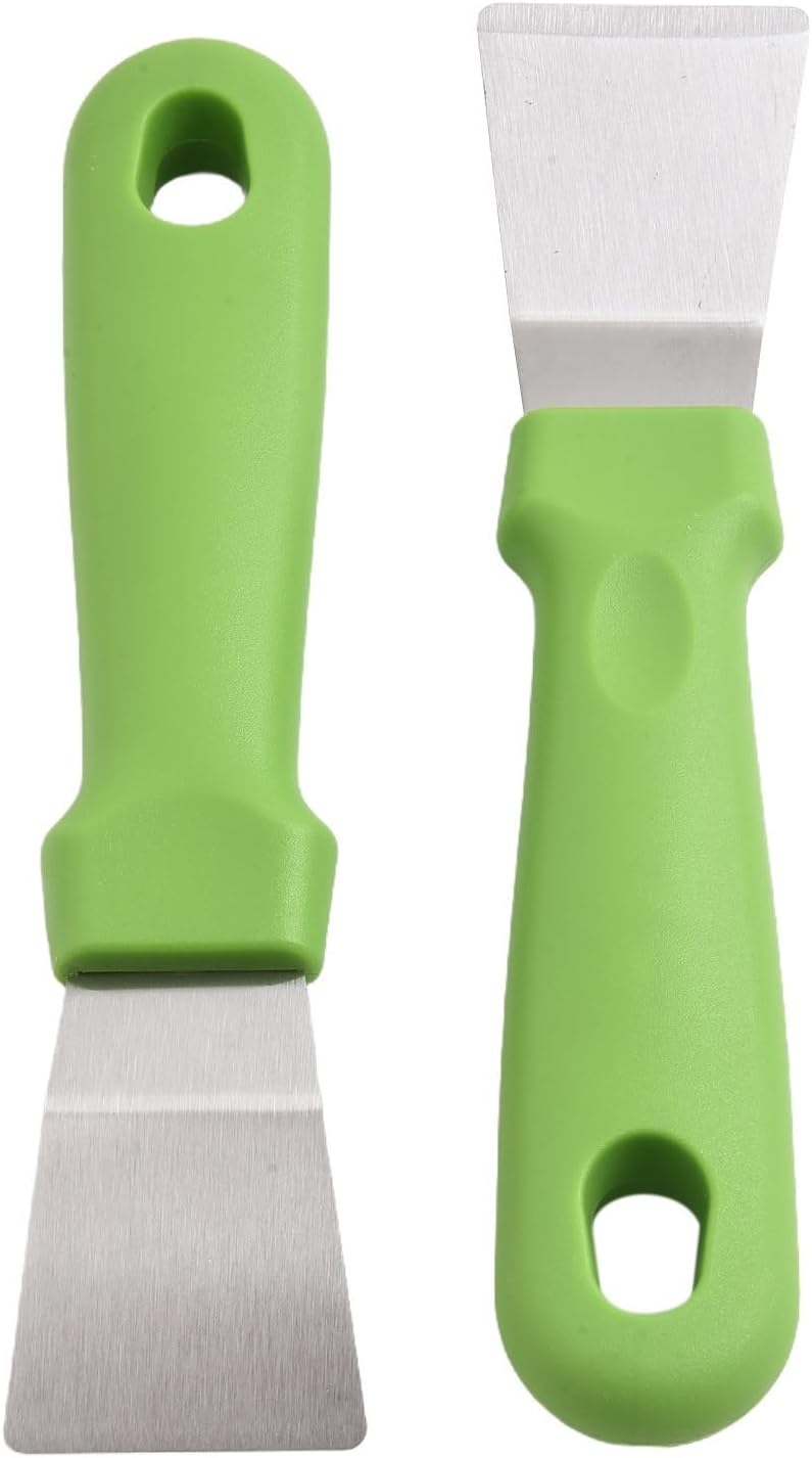ya 14 9.20 baidi enable Blade for Tough Residues 2Pcs Stainless Steel Oven Scraper-1