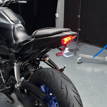 ya 13 9.15 baidi for Yamaha MT-07 FZ07 2024 Foldable Fender Eliminator Kit License Plate Light