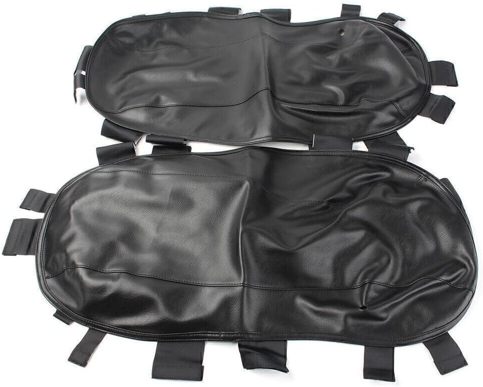 ya 12 10.8 baidi for Harley Touring Street Electra Glide 2014-up Black Saddlebag Lid Bra Covers