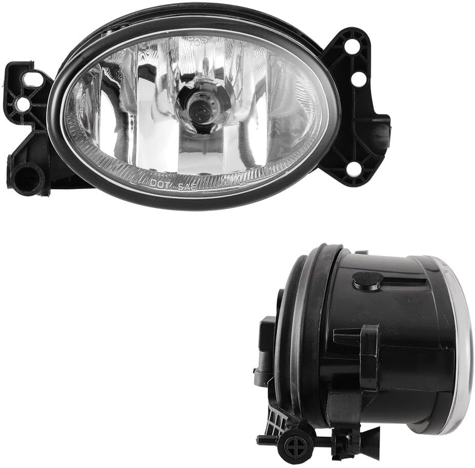 ya 10 9.16 zhengce 1Pair L&R Fog Lights Clear Glass Lens for Mercedes-Benz X164 GL320 GL450 GL