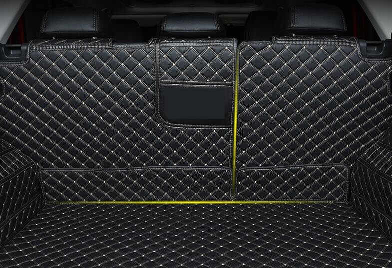 ya 4 8.10 Leather Boot Cargo Liner Tray Rear Trunk Floor Mat for Mazda for CX-5 2017-2020