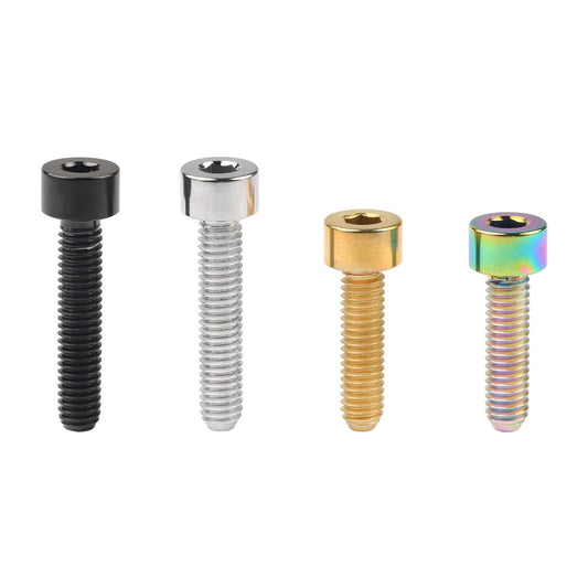 ya 16 10.20 baidi TC4 Titanium Bolts M3 M4 M5 M6 M8 M10 Color Allen Socket Cap Head Ti Screws GR5