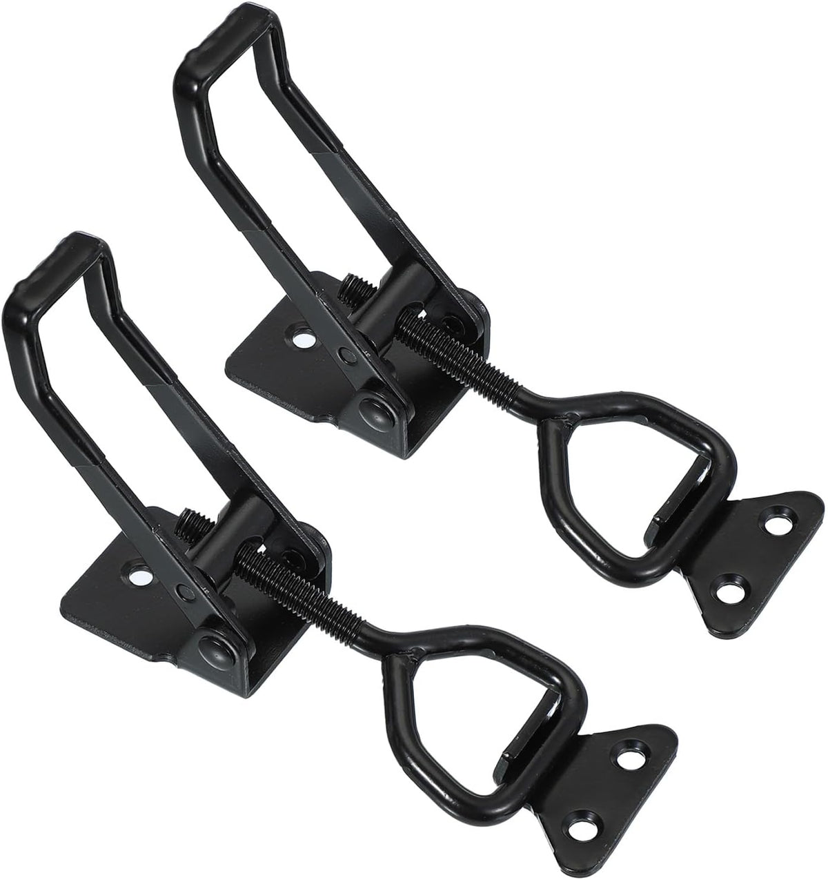 ya 26 10.21 baidi 2 Pcs Toggle Latch Clamp 4003 Carbon Steel 661Lbs ing, Black