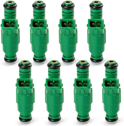 ya 10 9.16 baidi 8Pcs Green Giant Fuel Injector fits for Ford TBI LT1 LS1 LS6 440cc 0280155968