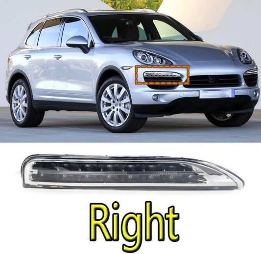 ya 2 8.15 Suitable for Porsche Cayenne 2011-2014 front bumper daytime running light LED DRL