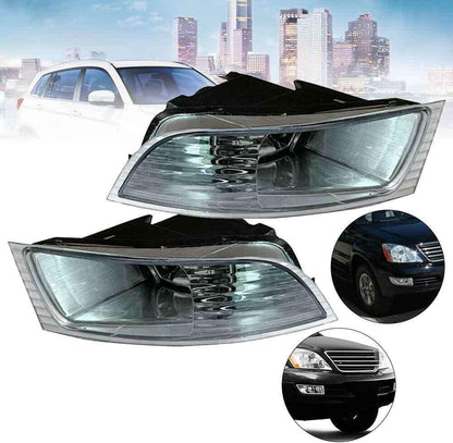 ya 10 9.16 zhengce 2PCS Bumper Fog Light Driving Lamps for Lexus GX470 2003-2009 W/Blubs Left+