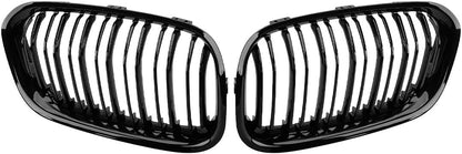 ya 2 8.15 Gloss Black Kidney Grille Grill Dual Line Fit for BMW 1 Series F20 F21 2015-2020
