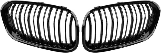 ya 2 8.15 Gloss Black Kidney Grille Grill Dual Line Fit for BMW 1 Series F20 F21 2015-2020