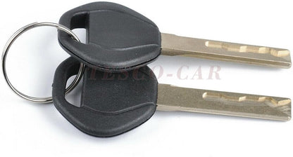 ya 11 9.14 baidiLeft LH Driver Side Door Lock Cylinder Barrel +2 Keys for 01-06 for BMW E46 3 Series