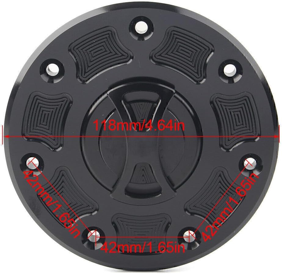 ya 9 10.24 for Kawasaki ZRX-1100 1999-2000 Motorcycle Oil Cover Keyless Fuel Tank Gas Cap