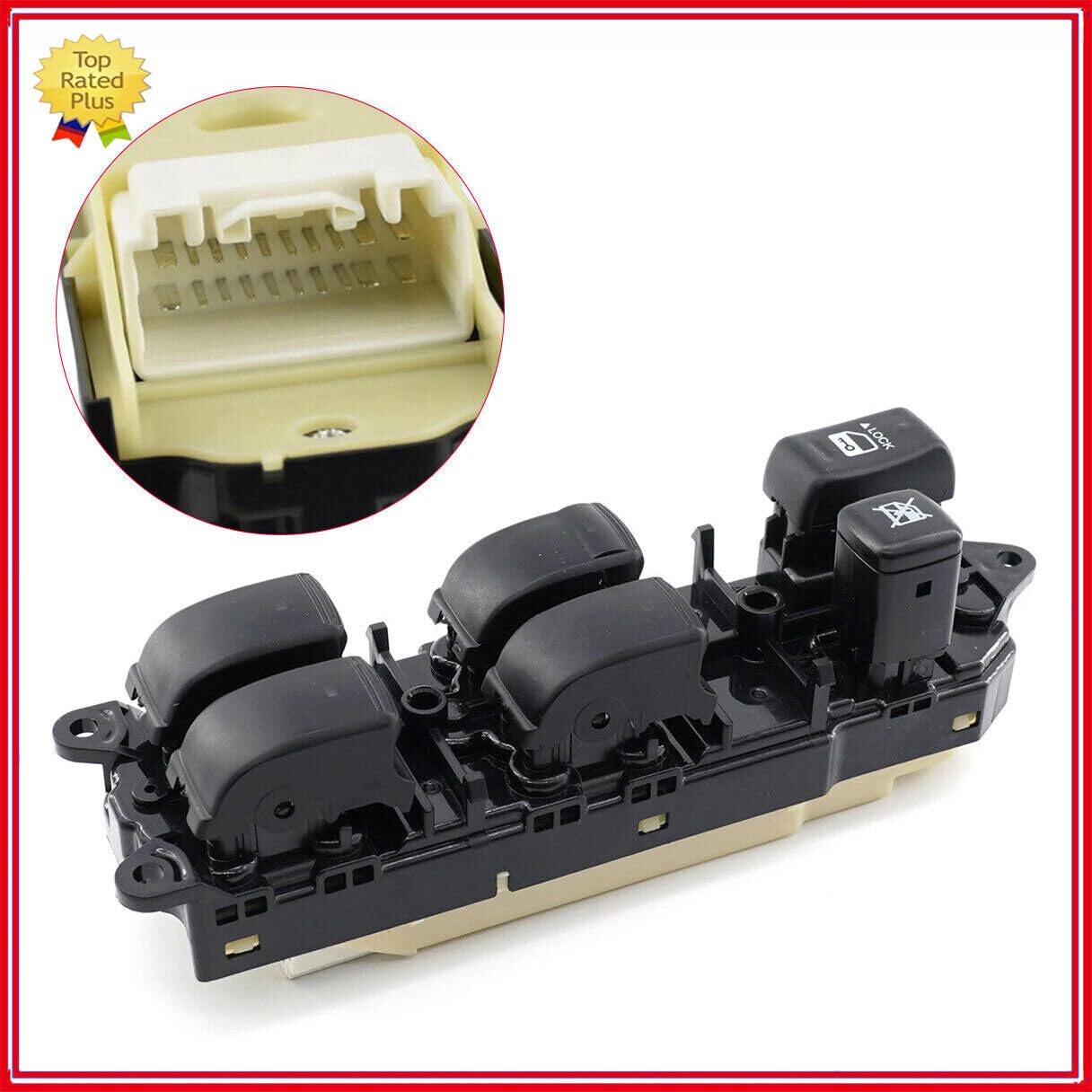ya 5 8.10 Master Window Switch Left Driver Side for 2003-2009 for Lexus GX470 840-48140