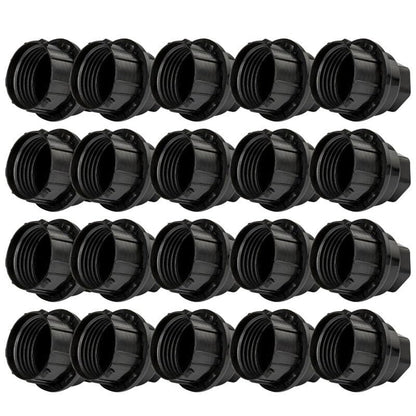 ya 10 9.16 baidi 20PCS Black Plastic Wheel Lug Nut Caps Replace Kits Fit for GM 9593028 9593228