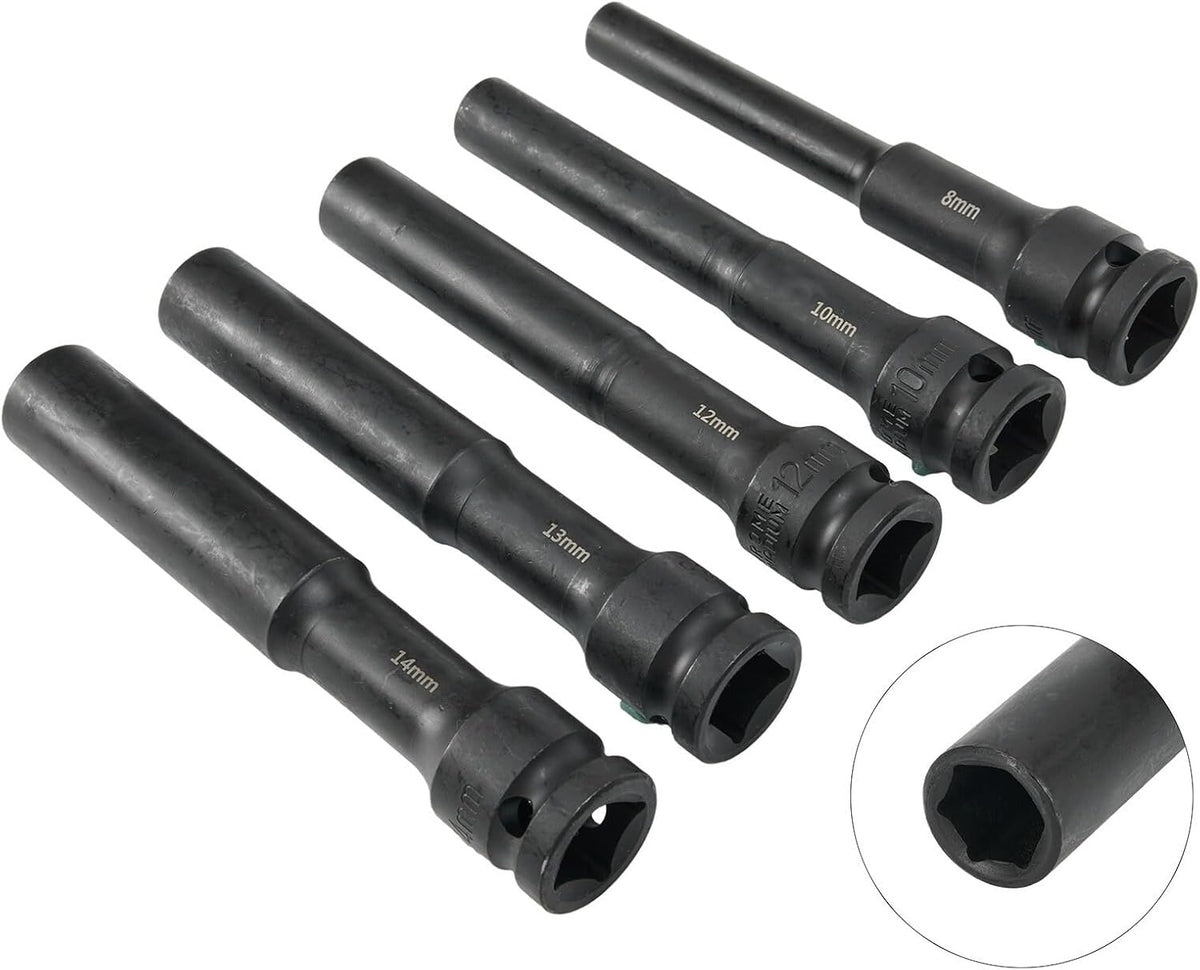 ya 14 9.20 baidi Multipurpose Chrome Vanadium Steel 1/2inch Drive Hex Socket Head Adapter Set-1