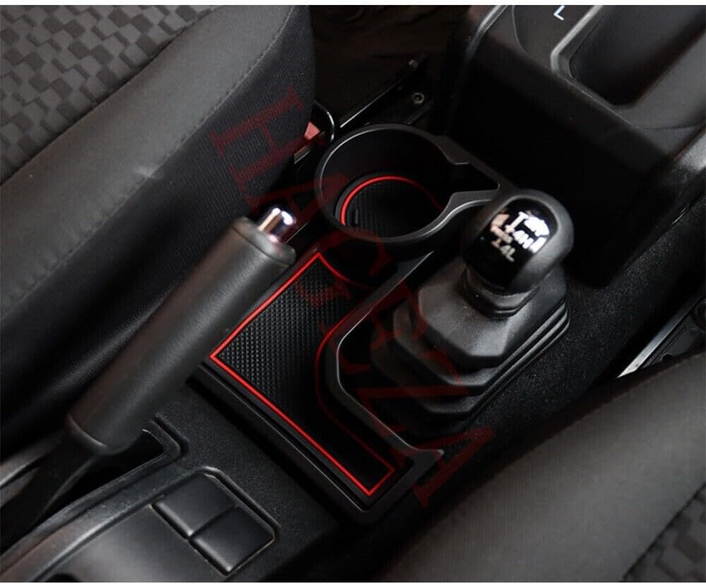 ya 9 10.24 Automatic Console Gear Shift Storage Box Cup Holder for Suzuki for Jimny 2/4Door 19+