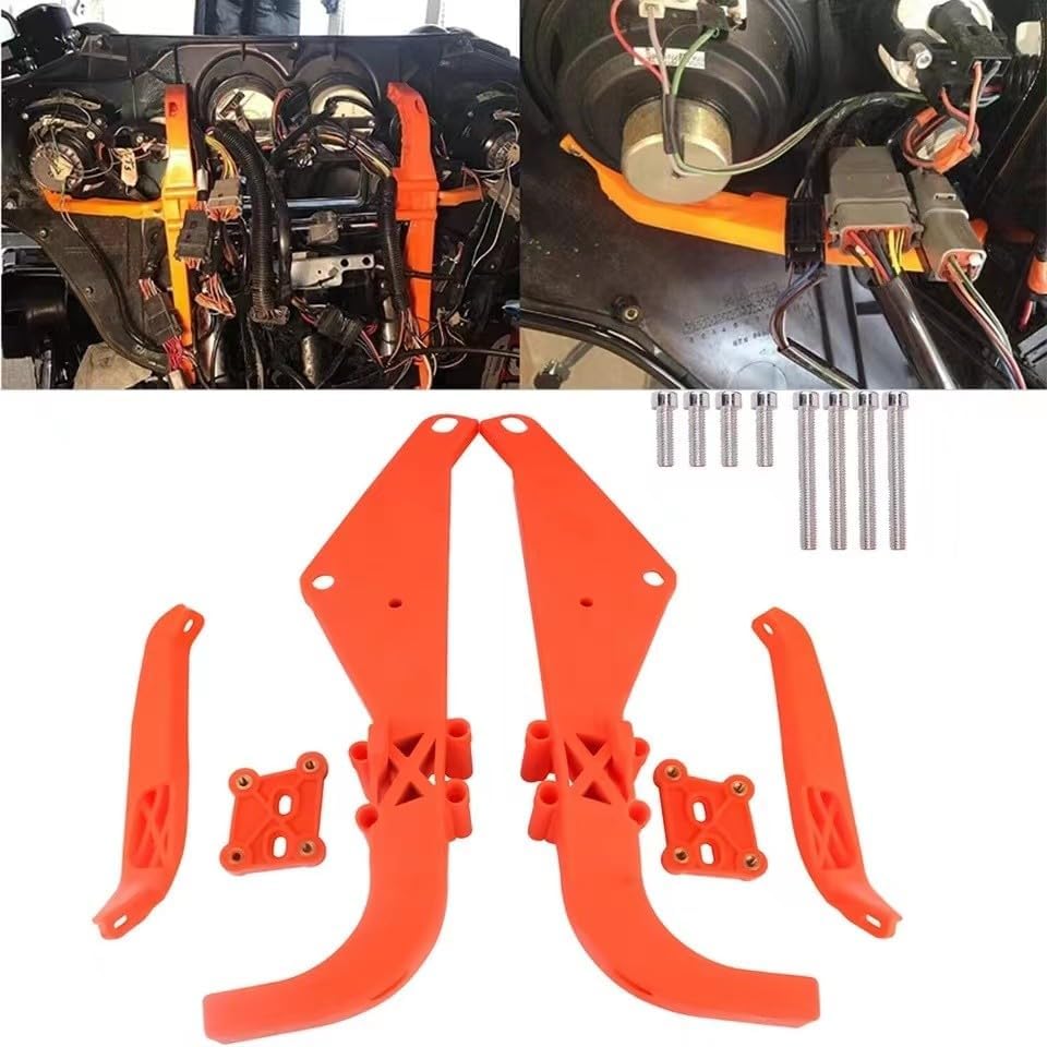 ya 23 10.7 baidi Heavy Duty Batwing Inner Fairing Support Brackets for Harley Touring 1993-2013