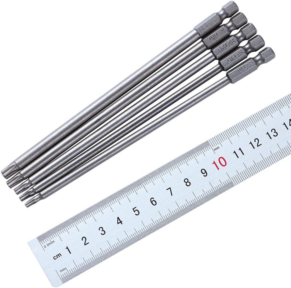 ya 26 10.21 baidi 5 Pcs Tool Wrench Drill Bit Set Special-shaped Screwdrivers Star Bits