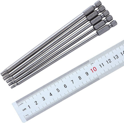 ya 26 10.21 baidi 5 Pcs Tool Wrench Drill Bit Set Special-shaped Screwdrivers Star Bits