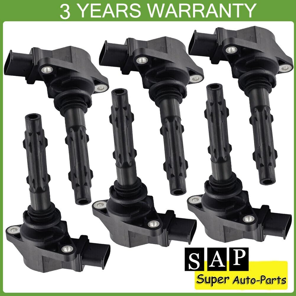 ya 4 8.14 6X Ignition Coils UF535 for Mercedes-Benz G550 C300 SL550 E350 S450 SLK300 R350