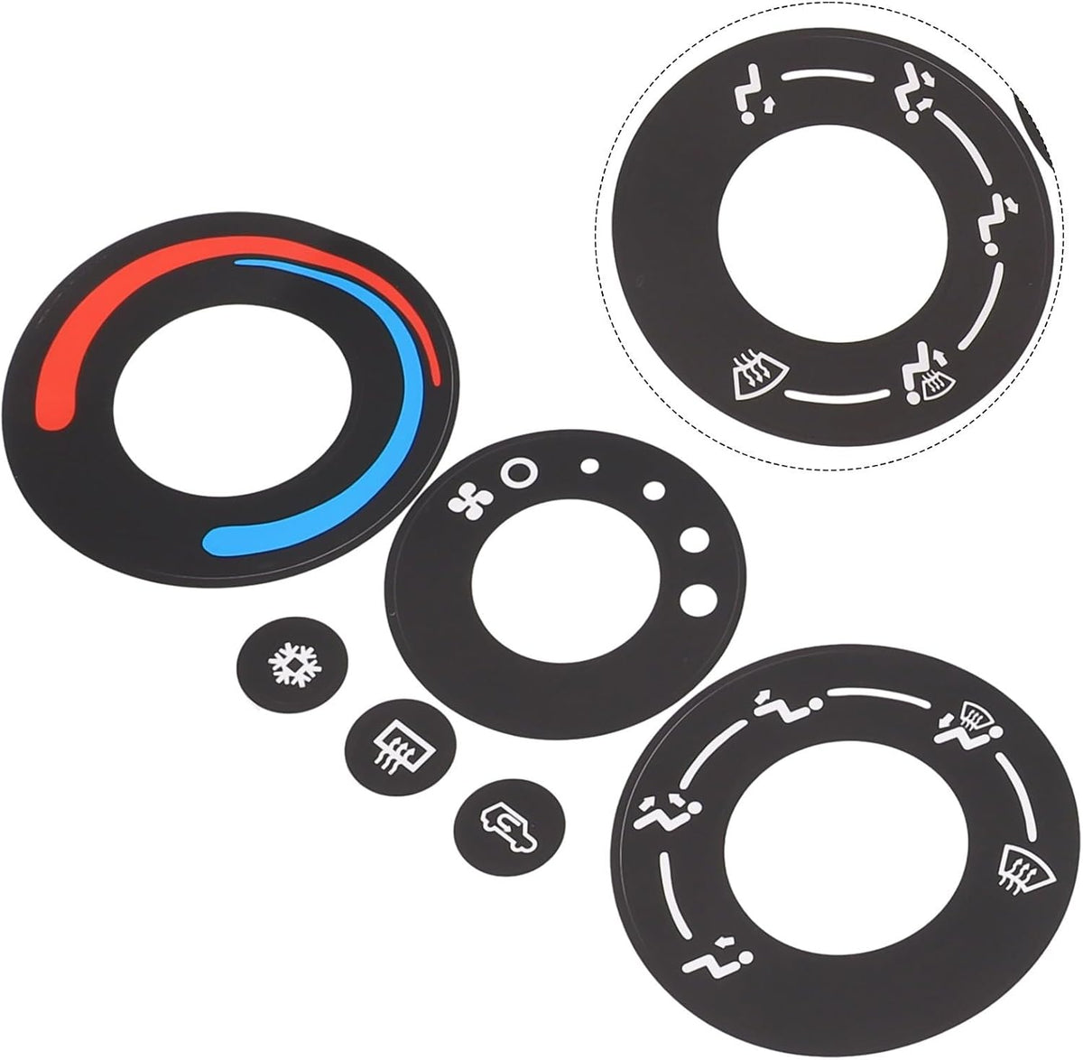 ya 4 8.8.2 Prevent Sunlight and Enhance Control with Button Sticker for for Pontiac Torrent