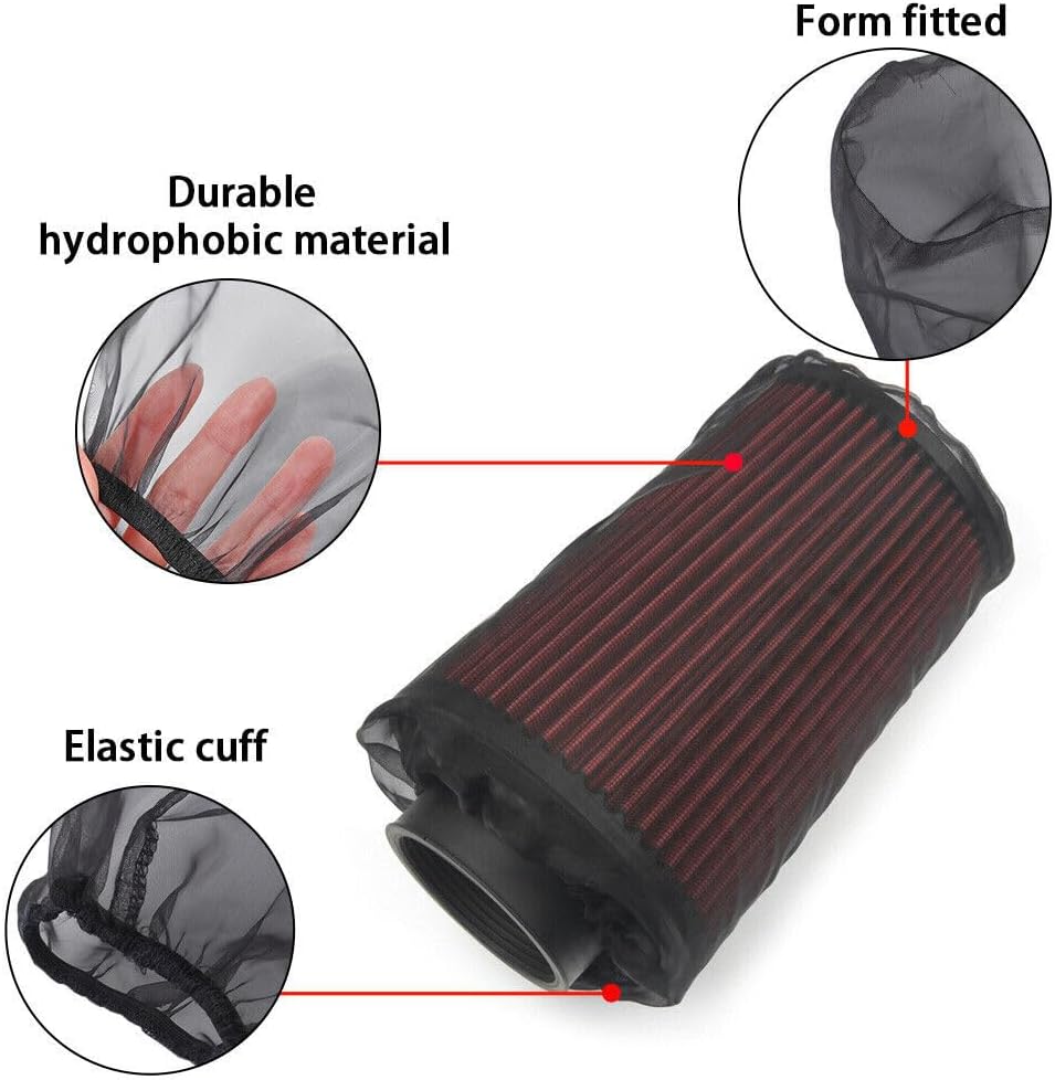 ya 13 9.15 baidi Universal Water Guard Cold Air Intake Pre-Filter Cone Filter Cover Large 9 Tall
