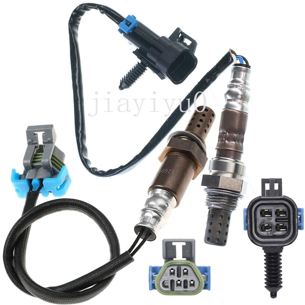 ya 4 8.8 2pcs Oxygen Sensor Front+Rear for 2008-2010 for Saturn Vue Sky 2.4L£¬07-09 Aura 2.4L
