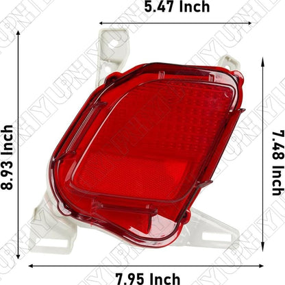 ya 4 8.14 1¡Á LH Left Side Rear Bumper Reflector 814900E020 for Toyota Highlander 2014