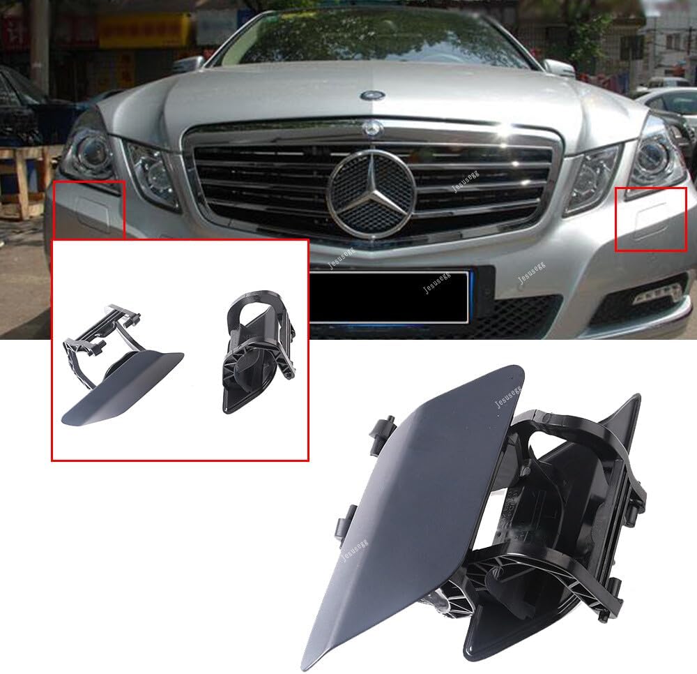 ya 27 10.13 baidi Headlight Washer Nozzle Cover Front Right+Left Fit for Benz E-Class W212