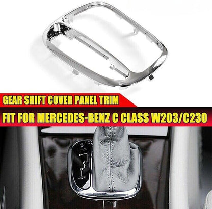 ya 2 8.15 1X Chrome for Mercedes-Benz C Class W203 C230 C320 Gear Shift Panel Cover Trim