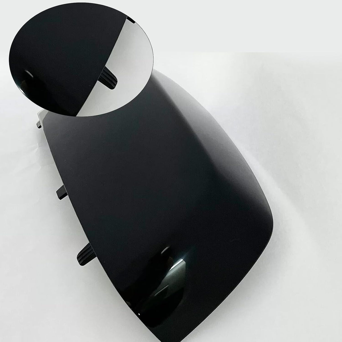 ya 9 10.24 Mirror Cap Cover Smooth Black Driver Left Side fit 2015-2021 for Canyon COL