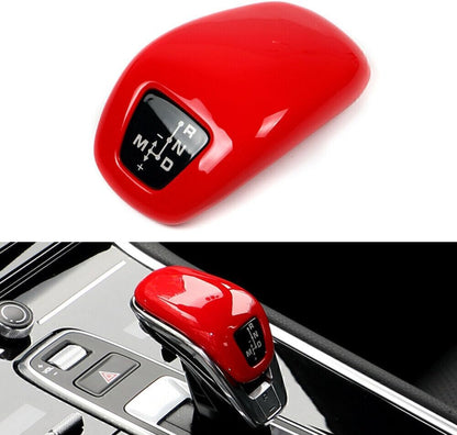 ya 4 8.24 baidi Car Gear Shift Knob Cover Trim Fit for Porsche for PANAMERA 971 Chassis G2 2017-2020 Red