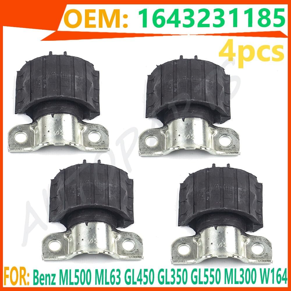 ya 11 9.14 baidi4* Front Sway Bar Bushings for for benz ML500 ML63 GL450 GL350 GL550 W164 1643231185