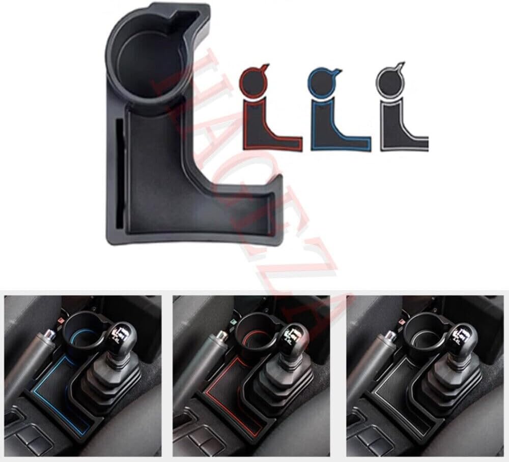 ya 9 10.24 Automatic Console Gear Shift Storage Box Cup Holder for Suzuki for Jimny 2/4Door 19+