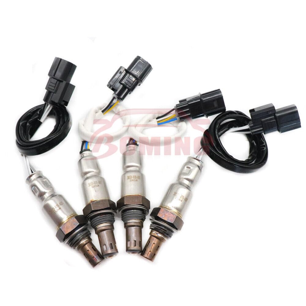 ya 6 8.24 baidi 4-Pack for Honda for Accord Odyssey Pilot O2 Oxygen Sensor 36531-R70-A01 36532-R70-A01