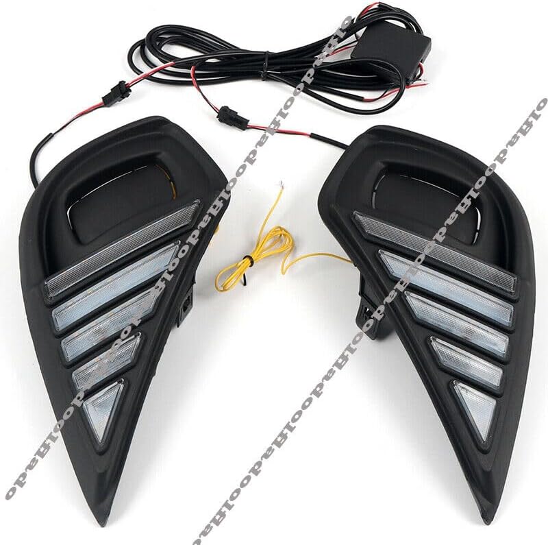 ya 7 8.24 baidi for Toyota Highlander 2020-23 Working LED Fog Lamp Daytime Running Light upgrade