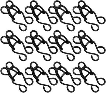 ya 26 10.21 baidi 100 Pcs Metal Invisible Hook Buckle Coat Fasteners Clothing Eyes Closure