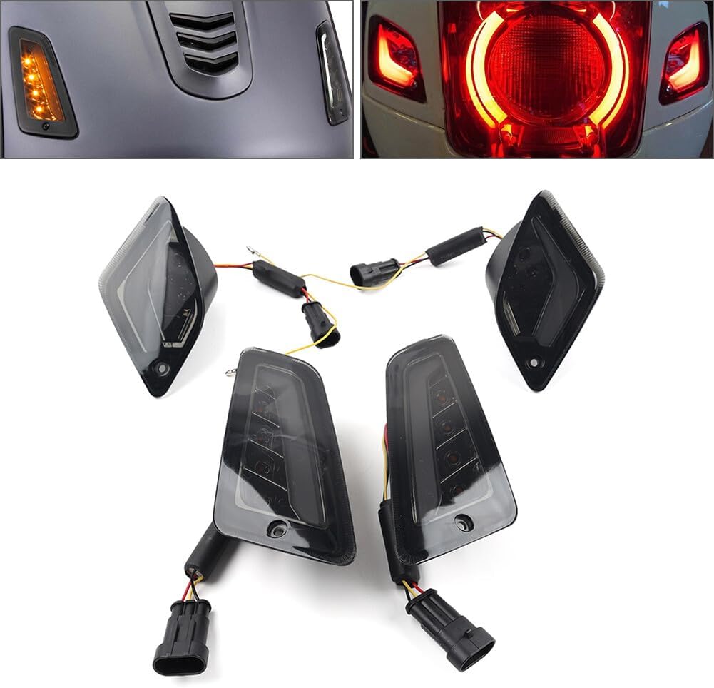 ya 11 9.14 zhengce Front Rear Turn Signal Light Indicator For VESPA GTS125 250 300 GTV 250 GTV