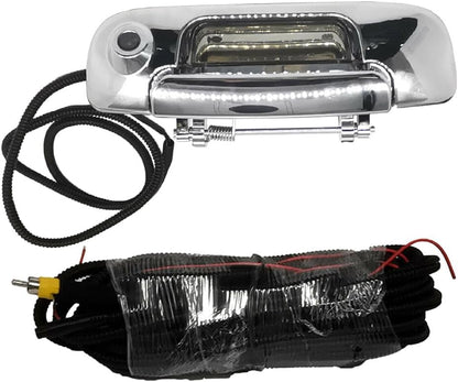 ya 10 9.16 baidi Rear Tailgate Handle w/Camera&Wiring Harness for Dodge for Ram 1500 2500 3500 Chrome