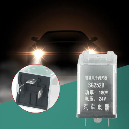 ya 2 8.15 180W 3Pin Flasher Relay 3Pin Flasher Relay Clear Plastic 180W 180W
