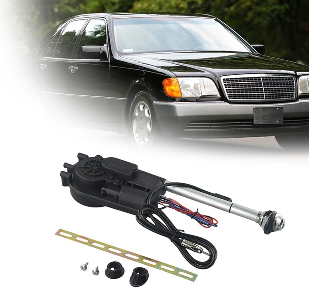 ya 5 8.24 baidi 12V AM FM Electric Antenna Automatic Telescopic Exterior Vehicle for Audio