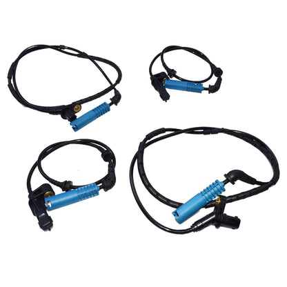 ya 2 8.15 ABS Wheel Speed Sensor 4-Piece Set for BMW 330Ci 325Ci 323Ci 323i M3 Z4