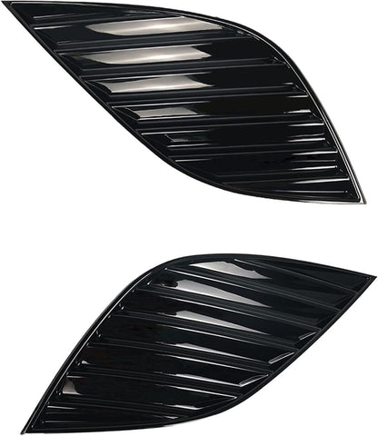 ya 4 8.10 Pair (L+R) Front Bumper Fog Light Cover Bezel for 2018-2020 for Toyota for Camry SE XSE