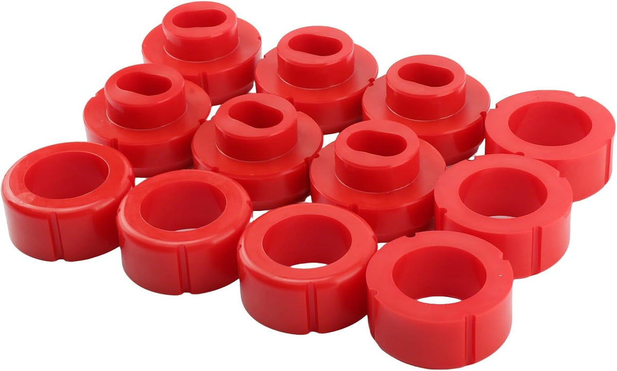 ya 10 9.16 baidi 7-108 Suitable for 1981-87 for Chevrolet C/K 10-30 2/4WD Body Mount - Red Prothane -
