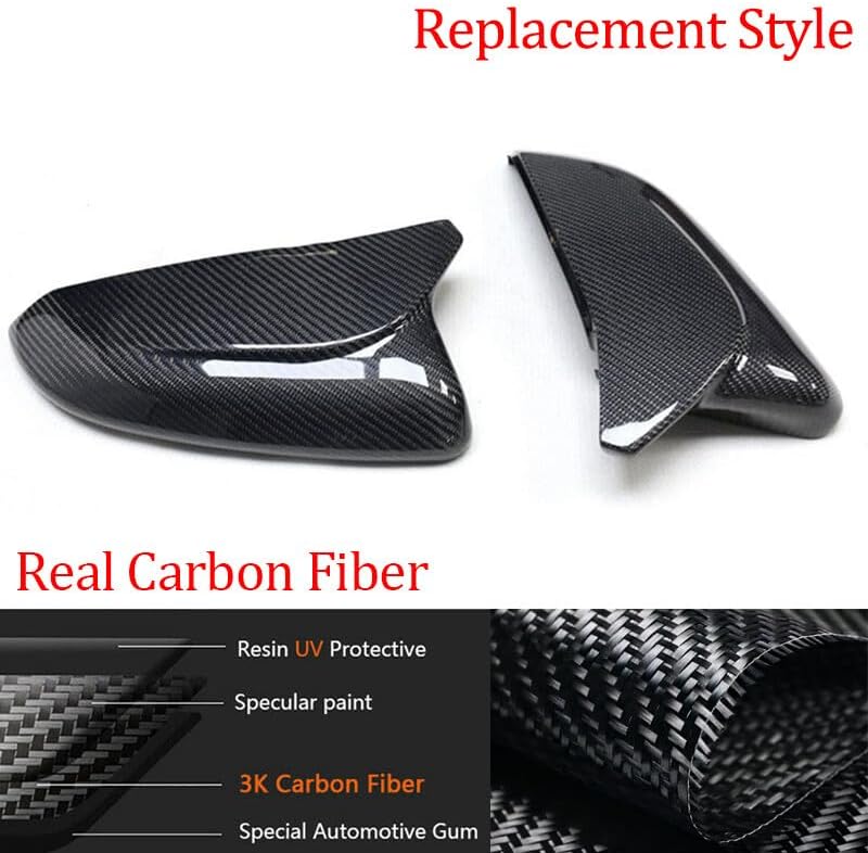 ya 11 9.14 baidifor Honda 10TH Gen for Civic 2016-2021 Real Carbon Fiber Door Side Wing Mirror Cover