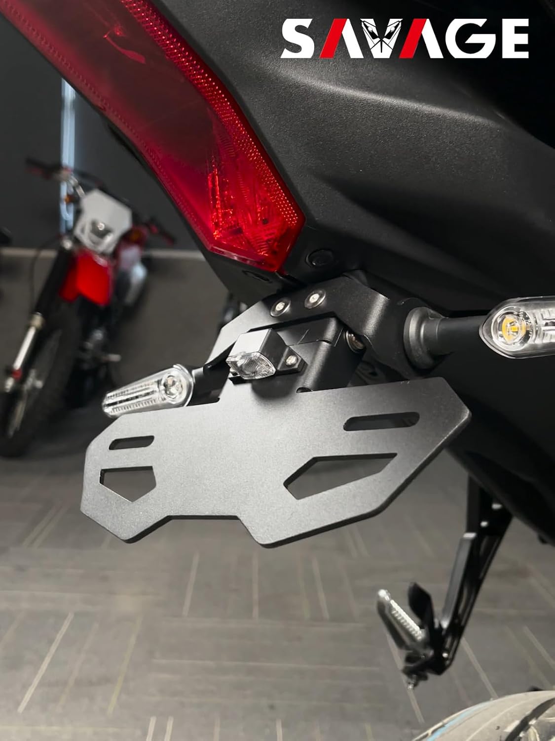 ya 13 9.15 baidi for Yamaha MT07 FZ07 YZF R7 Tail Tidy Fender Eliminator License Plate Holder LED
