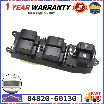 ya 8 8.24 baidi 84820-60130 Window Switch for Toyota for Land Cruiser 1998-2000 Front LH Driver Side 