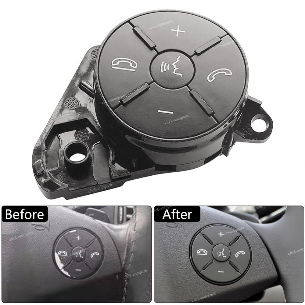 ya 13 9.15 baidi Right Steering Wheel Controls Switch Buttons Gray for Mercedes-Benz 06-11 ML GL