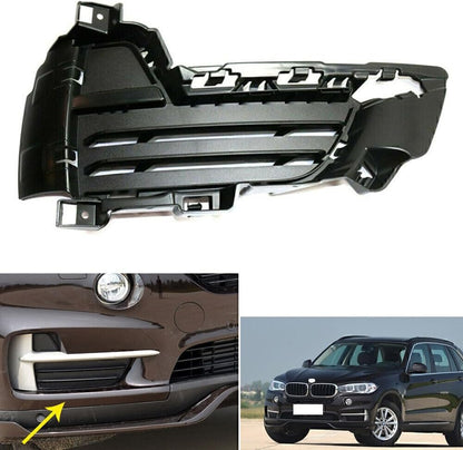 ya 4 8.14 Front Bumper Lower Right Mesh Grille Fit 14-2017 for BMW X5 RH Textured Closed Grid