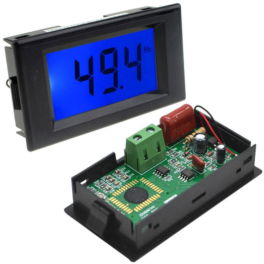 ya 16 10.20 baidi AC80-300V 45-65Hz Blue LCD Digital Frequency Meter Cymometer Measuring Tool