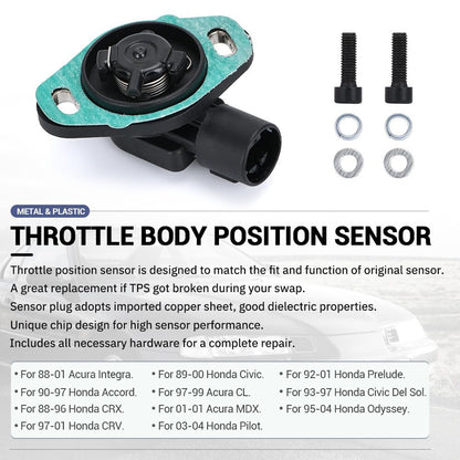 ya 12 10.8 baidi TPS Throttle Position Sensor for Honda for Civic for Acura 88-01 37825PAAA01 16400P06A11