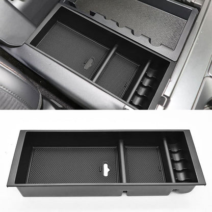 ya 5 8.10 For 2021-2025 for Ford F-150 Car ABS Center Console Armrest Storage Box Organizer